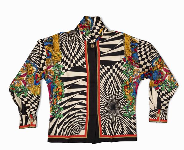 Gianni Versace : Camicia vintage  - Asta POP Culture and Comics - Associazione Nazionale - Case d'Asta italiane