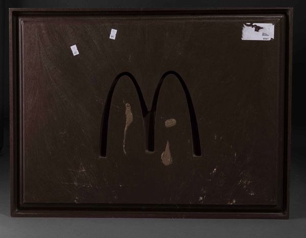 Anonimo : Insegna Mc Donald's a rilievo  - Asta POP Culture and Comics - Associazione Nazionale - Case d'Asta italiane