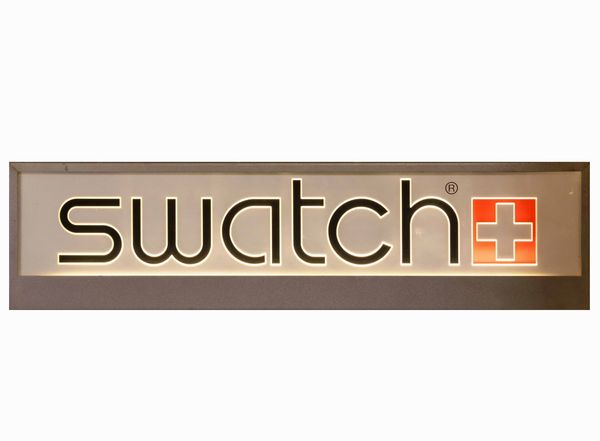 Anonimo : Insegna luminosa Swatch  - Asta POP Culture and Comics - Associazione Nazionale - Case d'Asta italiane