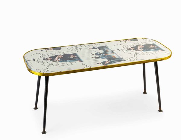 Anonimo : Tavolino da caff� Beatles  - Asta POP Culture and Comics - Associazione Nazionale - Case d'Asta italiane