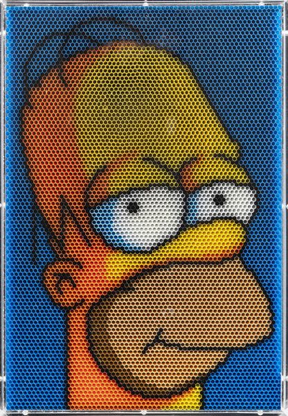 Andrea Polenghi : HOMER - opera pezzo unico  - Asta POP Culture and Comics - Associazione Nazionale - Case d'Asta italiane