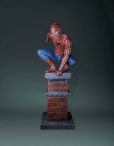 Marvel : Statua originale di Spiderman  - Asta POP Culture and Comics - Associazione Nazionale - Case d'Asta italiane