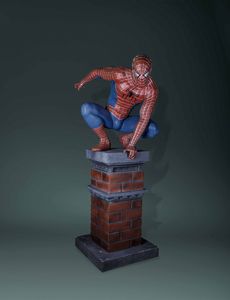 Marvel : Statua originale di Spiderman  - Asta POP Culture and Comics - Associazione Nazionale - Case d'Asta italiane
