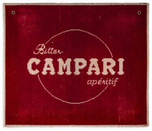 Anonimo : Tappeto Campari  - Asta POP Culture and Comics - Associazione Nazionale - Case d'Asta italiane