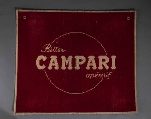 Anonimo : Tappeto Campari  - Asta POP Culture and Comics - Associazione Nazionale - Case d'Asta italiane