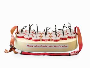 Anonimo - Porta bibite da stadio Coca Cola