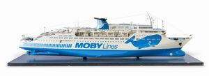 Anonimo - Modellino Traghetto Moby Lines