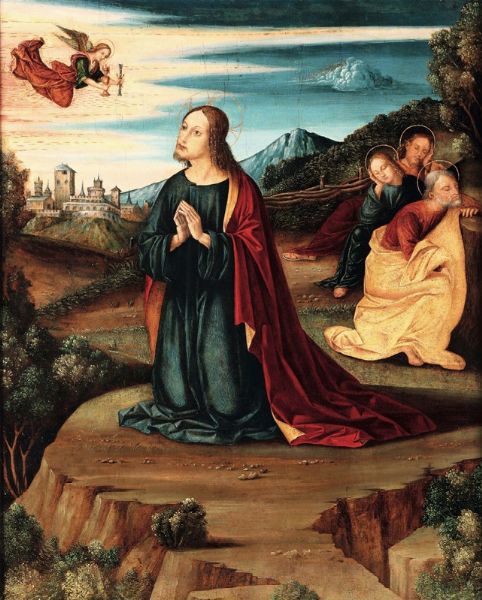 Panetti Domenico : Cristo nellorto del Getsemani  - Asta Dipinti Antichi - Associazione Nazionale - Case d'Asta italiane