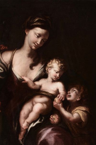 Piola Domenico : Madonna con il Bambino  - Asta Dipinti Antichi - Associazione Nazionale - Case d'Asta italiane
