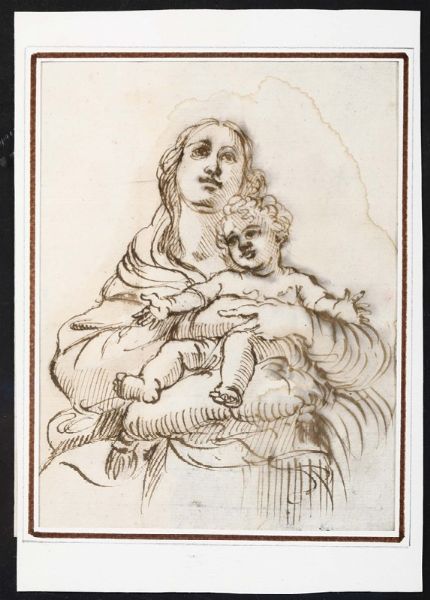 Lotto di tre disegni su carta, XVIII-XIX secolo  - Asta Dipinti Antichi - Associazione Nazionale - Case d'Asta italiane