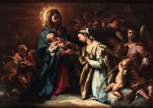 Gherardini Alessandro - Madonna con Bambino e Santa Caterina da Alessandria