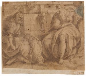 Rossetti Giovanni Paolo - Studio di profeti
