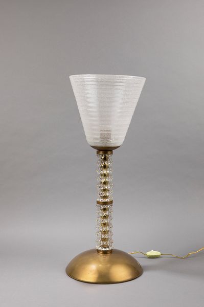 ,Ercole Barovier : Lampada da tavolo  - Asta Design e Arti Decorative - Associazione Nazionale - Case d'Asta italiane