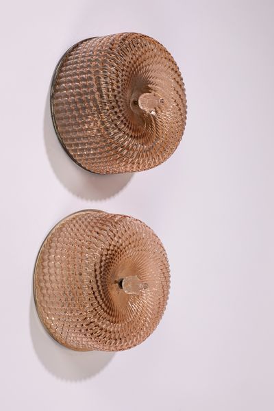 ,Flavio Poli : Coppia di plafoniere  - Asta Design e Arti Decorative - Associazione Nazionale - Case d'Asta italiane