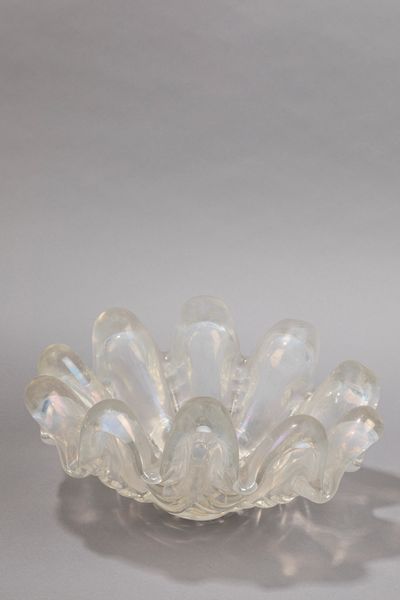,Ercole Barovier : Conchiglia  - Asta Design e Arti Decorative - Associazione Nazionale - Case d'Asta italiane