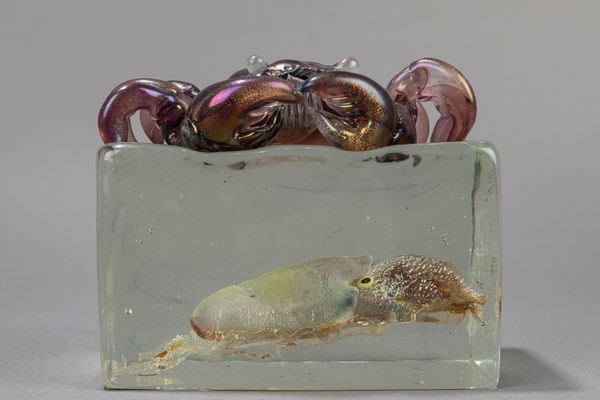 ,Gino Cenedese : Scultura in vetro sommerso  pezzo unico  - Asta Design e Arti Decorative - Associazione Nazionale - Case d'Asta italiane