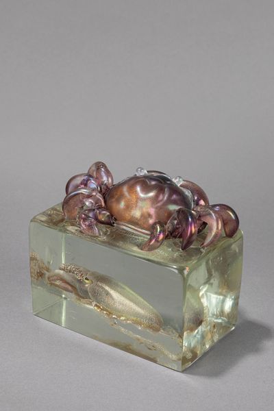 ,Gino Cenedese : Scultura in vetro sommerso  pezzo unico  - Asta Design e Arti Decorative - Associazione Nazionale - Case d'Asta italiane