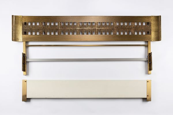 ,Luciano Frigerio : Testiera di letto  - Asta Design e Arti Decorative - Associazione Nazionale - Case d'Asta italiane