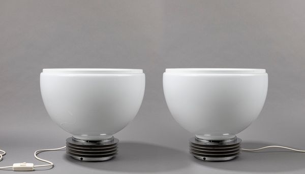 ,Manifattura Italiana : Coppia di lampade da tavolo  - Asta Design e Arti Decorative - Associazione Nazionale - Case d'Asta italiane