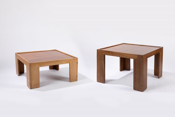 ,Tobia Scarpa : Due tavolini  - Asta Design e Arti Decorative - Associazione Nazionale - Case d'Asta italiane