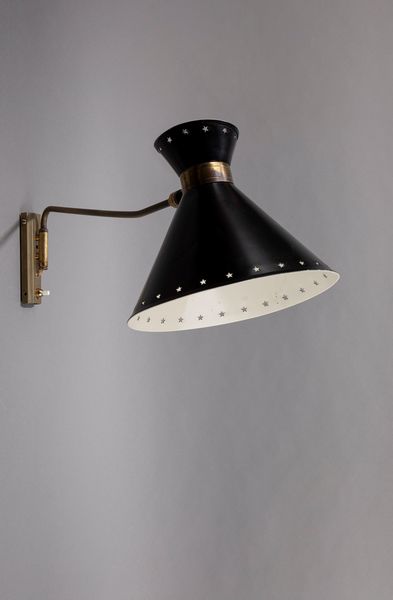 ,Raymond  Lunel : Lampada da muro  - Asta Design e Arti Decorative - Associazione Nazionale - Case d'Asta italiane