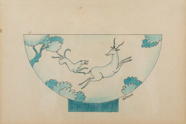 ,Gio Ponti : Bozzetto  - Asta Design e Arti Decorative - Associazione Nazionale - Case d'Asta italiane