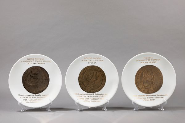 ,Piero Fornasetti : Monete del Gran Ducato di Milano  - Asta Design e Arti Decorative - Associazione Nazionale - Case d'Asta italiane