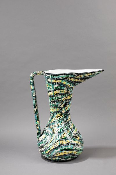 ,Rosa Otello : Grande brocca  - Asta Design e Arti Decorative - Associazione Nazionale - Case d'Asta italiane