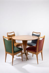 ,ISA, Bergamo : Tavolo e quattro sedie  - Asta Design e Arti Decorative - Associazione Nazionale - Case d'Asta italiane