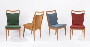 ,ISA, Bergamo : Tavolo e quattro sedie  - Asta Design e Arti Decorative - Associazione Nazionale - Case d'Asta italiane