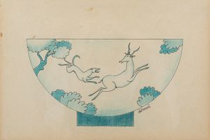 ,Gio Ponti - Bozzetto