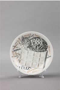 ,Piero Fornasetti - Piatto calendario