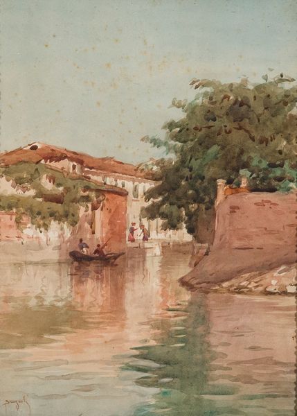 ,EMANUELE BRUGNOLI : Scorcio veneziano  - Asta Arte Moderna e Contemporanea - Associazione Nazionale - Case d'Asta italiane