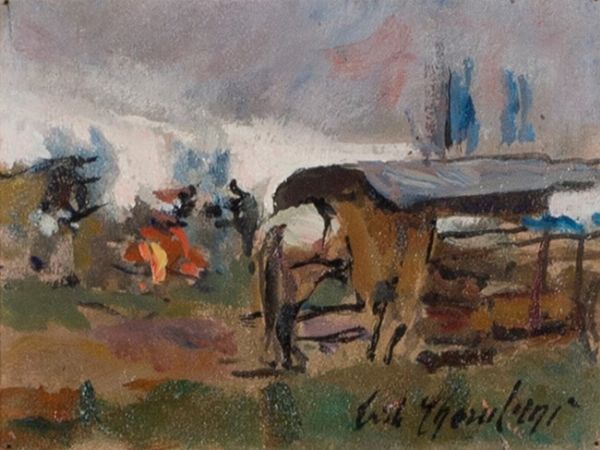 ,CARLO CHERUBINI : senza titolo  - Asta Arte Moderna e Contemporanea - Associazione Nazionale - Case d'Asta italiane