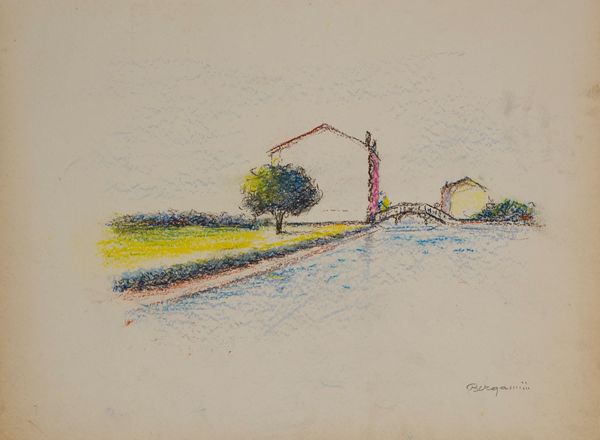 ,ALDO BERGAMINI : Soggetti vari  - Asta Arte Moderna e Contemporanea - Associazione Nazionale - Case d'Asta italiane