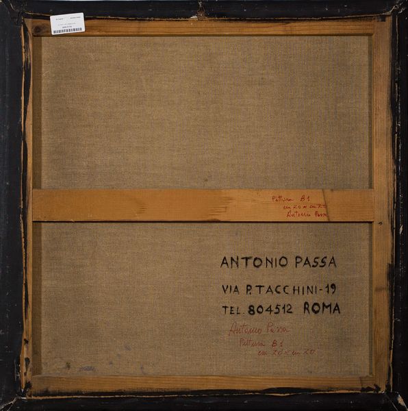 ,ANTONIO PASSA : Pittura B1  - Asta Arte Moderna e Contemporanea - Associazione Nazionale - Case d'Asta italiane