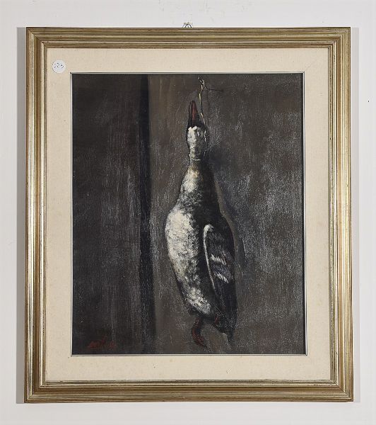 ,PIERO BERTACCO : Anatra selvatica  - Asta Arte Moderna e Contemporanea - Associazione Nazionale - Case d'Asta italiane