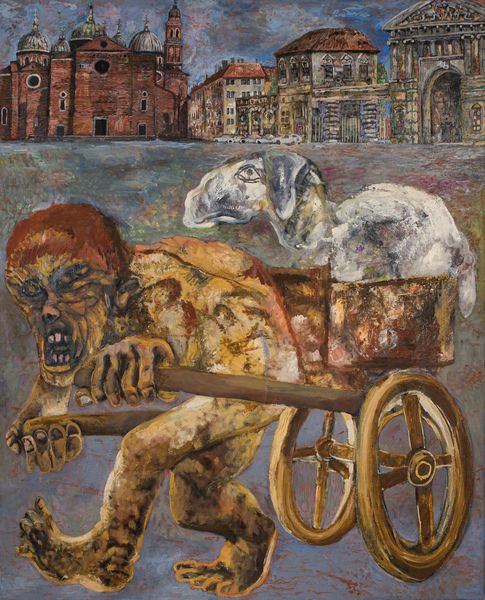 ,RENZO  BUSSOTTI : Carrettino in Prato della Valle  - Asta Arte Moderna e Contemporanea - Associazione Nazionale - Case d'Asta italiane