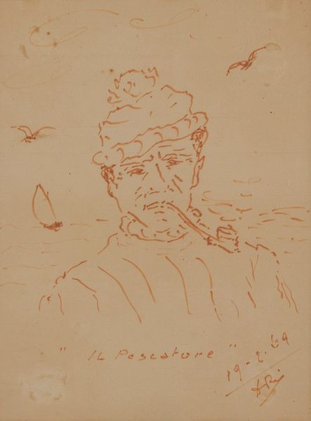 ,Anonimo : Il pescatore  - Asta Arte Moderna e Contemporanea - Associazione Nazionale - Case d'Asta italiane