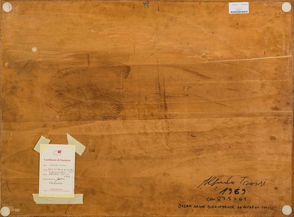 ,ALFREDO  TROISI : senza titolo  - Asta Arte Moderna e Contemporanea - Associazione Nazionale - Case d'Asta italiane