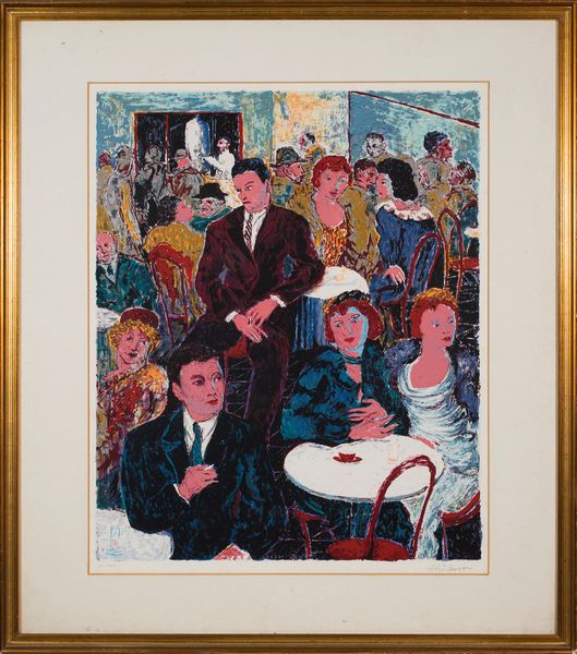 ,Aligi Sassu : Al bar  - Asta Arte Moderna e Contemporanea - Associazione Nazionale - Case d'Asta italiane