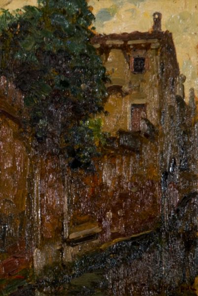 ,DUILIO COROMPAI : Canale veneziano  - Asta Arte Moderna e Contemporanea - Associazione Nazionale - Case d'Asta italiane