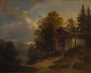 ,FRANZ BARBARINI - Paesaggio