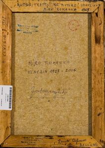 ,MIRO ROMAGNA : Autoritratto  - Asta Arte Moderna e Contemporanea - Associazione Nazionale - Case d'Asta italiane