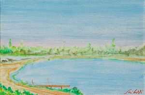 ,FIORAVANTE SEIBEZZI - Paesaggio lagunare