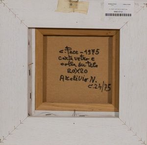 ,CARLO PACE : senza titolo  - Asta Arte Moderna e Contemporanea - Associazione Nazionale - Case d'Asta italiane