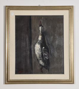 ,PIERO BERTACCO : Anatra selvatica  - Asta Arte Moderna e Contemporanea - Associazione Nazionale - Case d'Asta italiane