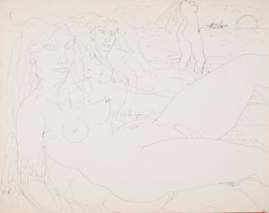 ,Tono Zancanaro : Figure  - Asta Arte Moderna e Contemporanea - Associazione Nazionale - Case d'Asta italiane