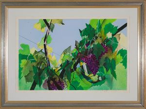 ,ANDREA  PAGNACCO : La vigna  - Asta Arte Moderna e Contemporanea - Associazione Nazionale - Case d'Asta italiane