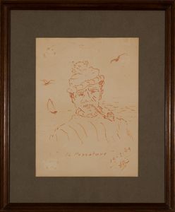 ,Anonimo : Il pescatore  - Asta Arte Moderna e Contemporanea - Associazione Nazionale - Case d'Asta italiane